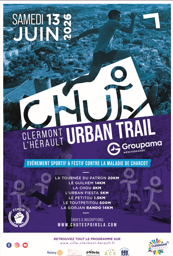 Clermont l'Hérault Urban Trail CHUT 2026 By GROUPAMA